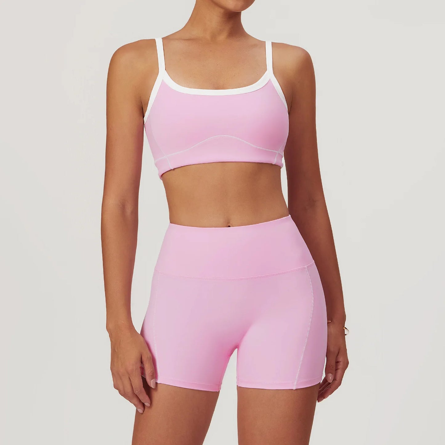 Yoga Set Workout Sets Women 2 Pieces Gym Suits Sportswear High Waist Shorts Outfits Sports Yoga Suit Fitness Running Tracksuits